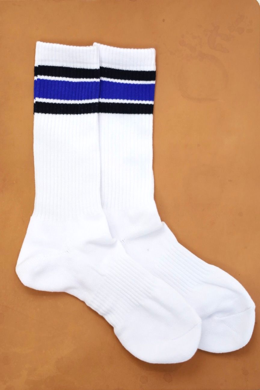 フレッシュサービスソックス 2-PACK MULTI STRIPE CREW SOCKS (FSP263-90199B)BLUE×NAVY☆7月11日(土)発売！