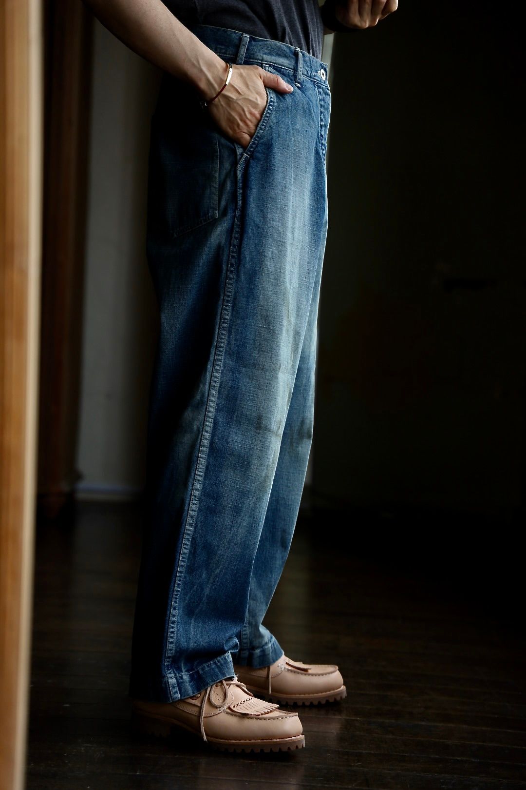 A.PRESSE - アプレッセ 25SS US ARMY DUNGAREE DENIM TROUSERS