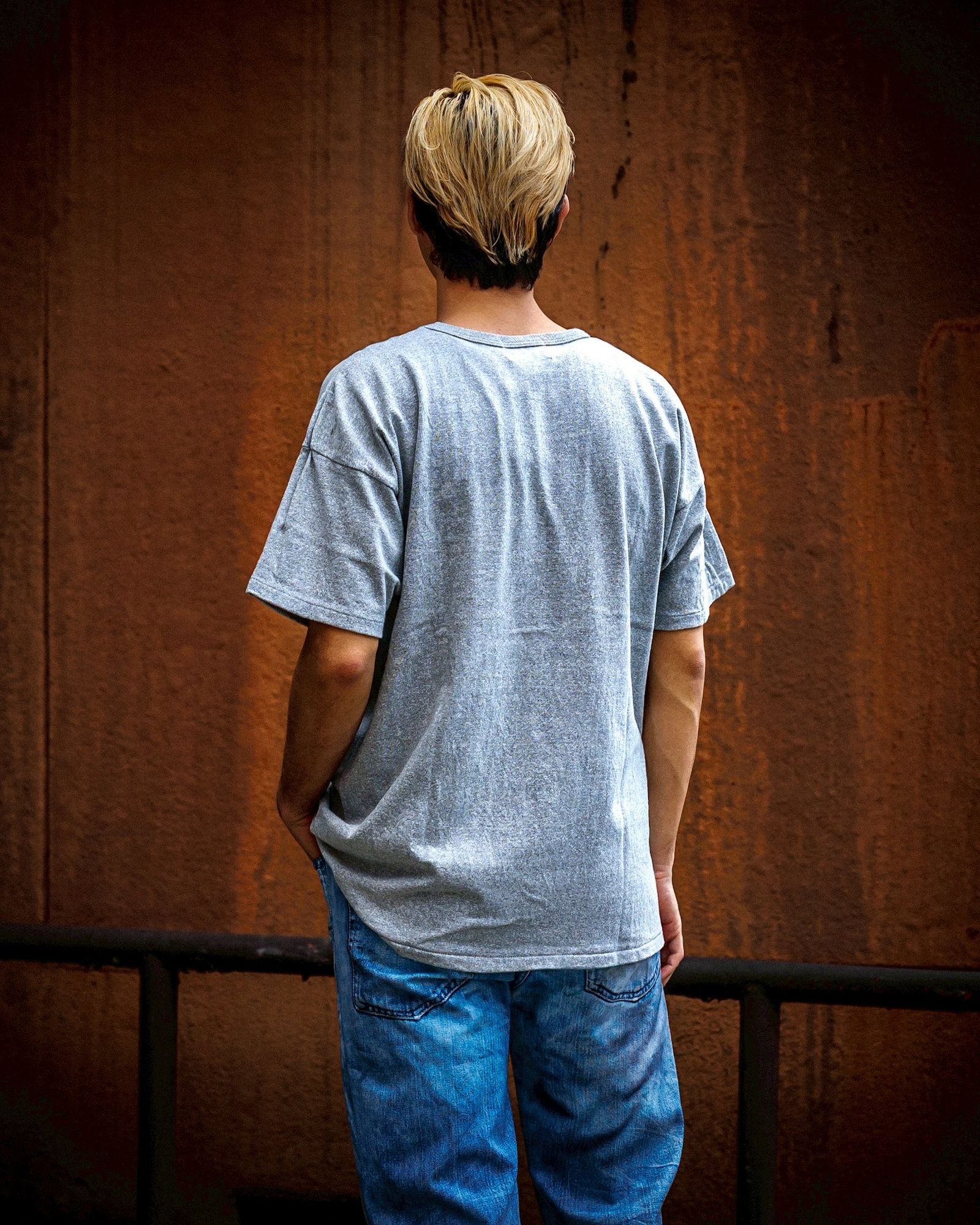 BOW WOW バウワウ WING PATCH 8812 TEE(BW251-WIP8T)GRAY