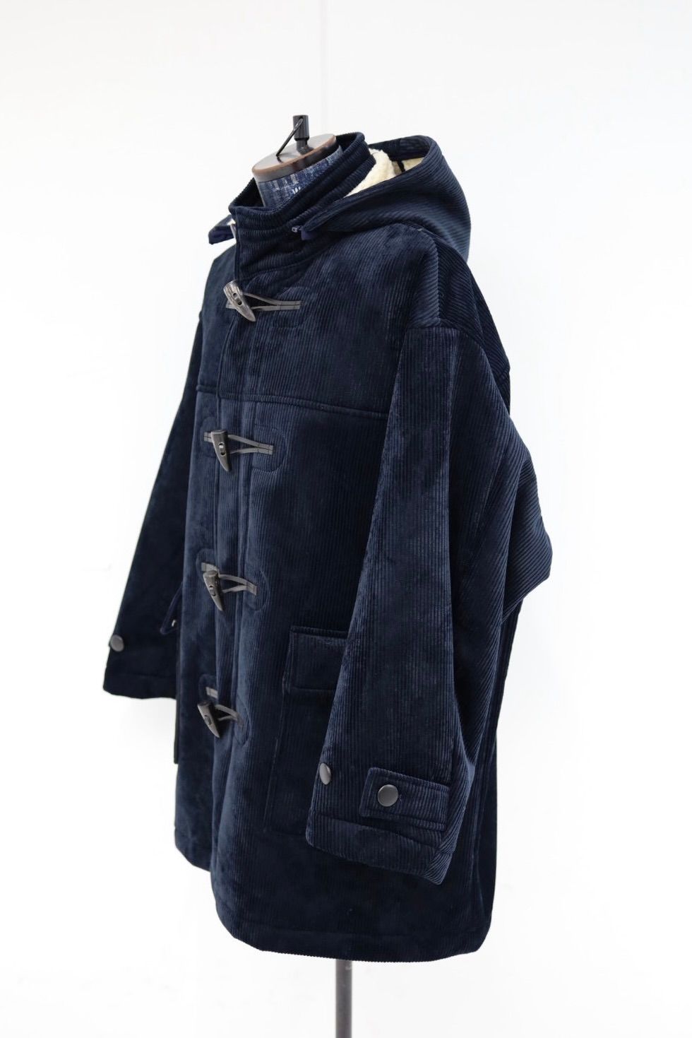 フレッシュサービス SHERPA CORDUROY DUFFLE COAT(FSC254-10064)NAVY☆11月22日(土)発売！
