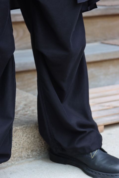 Yohji Yamamoto 21AW M-ツバメ濃紺プリントB(HX-B58-412) style.2021.8.29.