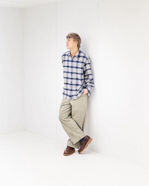 A.PRESSE 新作 Vintage Cotton Silk Nep Twill Check Shirts1月24日(土)新作発売！