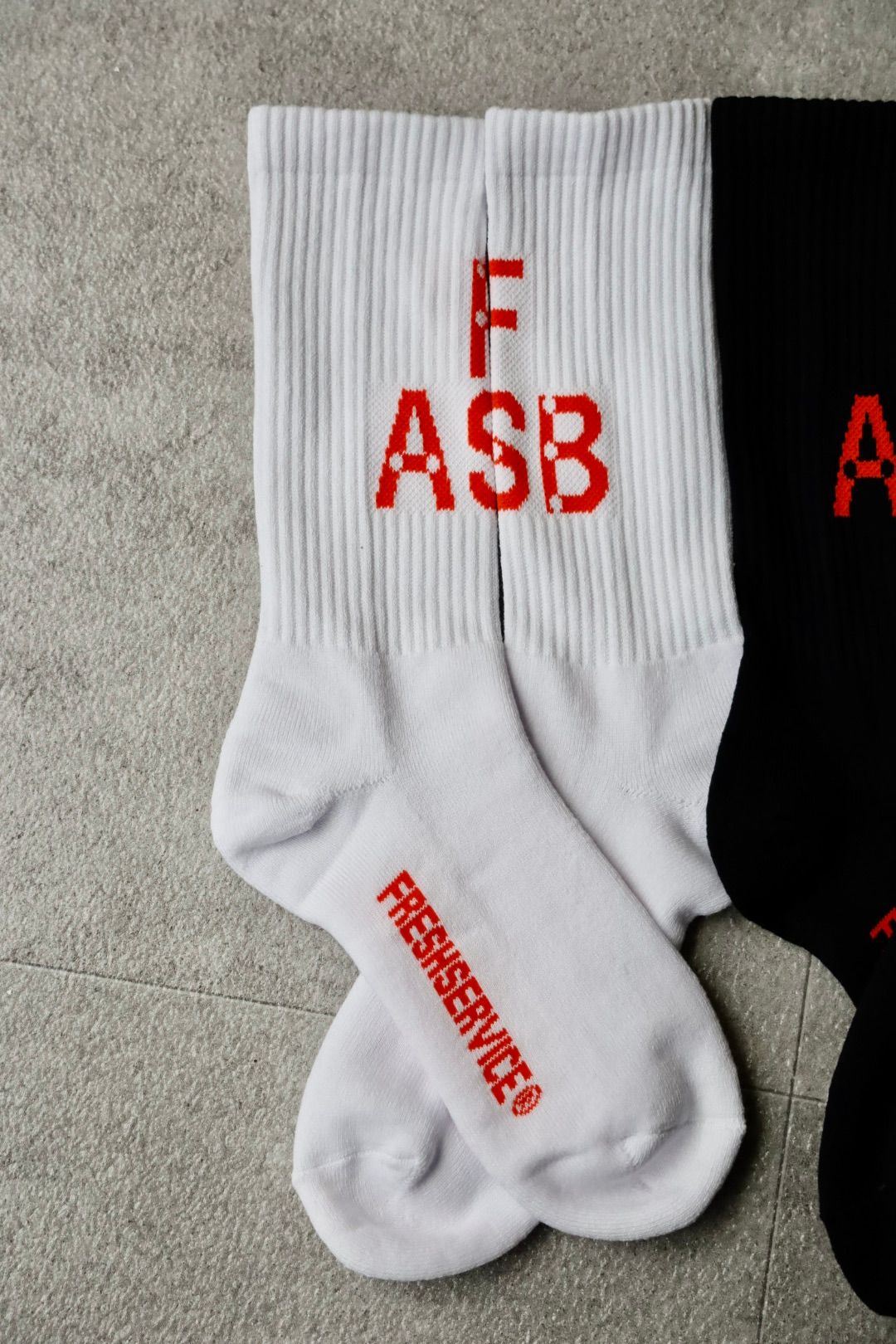 フレッシュサービス AS×FS 2-PACK SOCKS(FSP253-90161AS)WHITE×BLACK☆8月30日(土)発売！