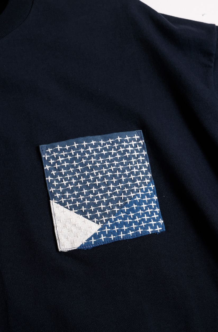 ファンダメンタル Tシャツ ORIGAMI TEE(FA26TE12)NAVY☆新作発売！