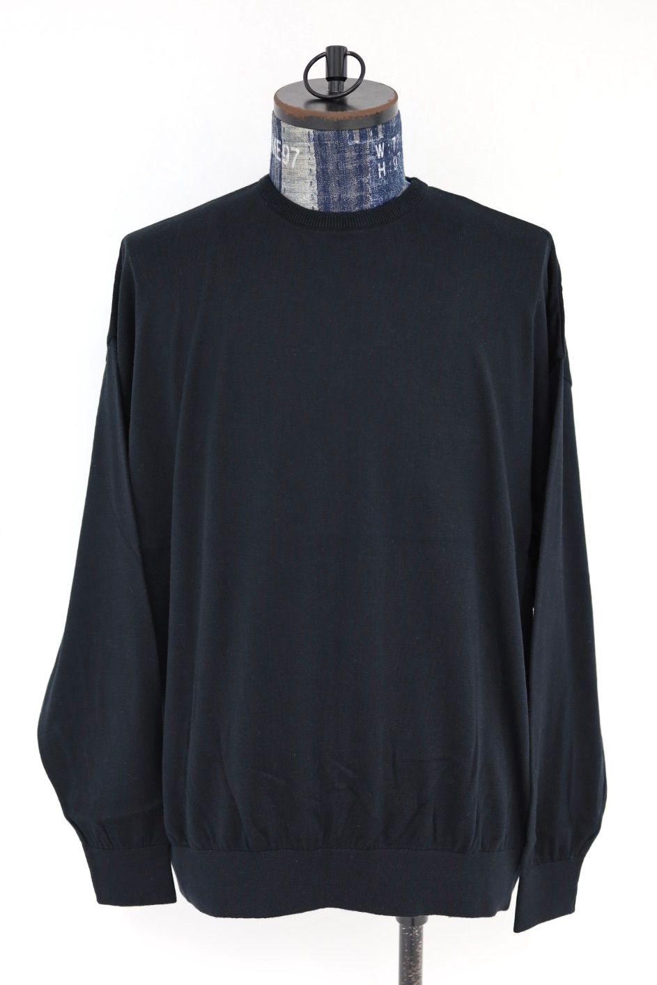 S.F.C 26SS エスエフシー BIG LS COTTON KNIT TEE(SFCSS26KN02)Black☆2月28日(土)発売！