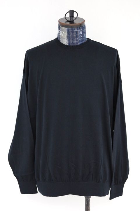 S.F.C 26SS エスエフシー BIG LS COTTON KNIT TEE(SFCSS26KN02)Black☆2月28日(土)発売！