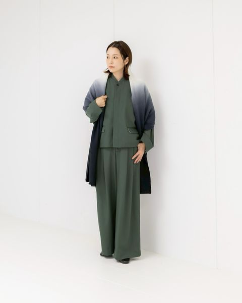 Graphpaper Techno Wool Nylon Stand Collar Short Jacket style.2025.09.27