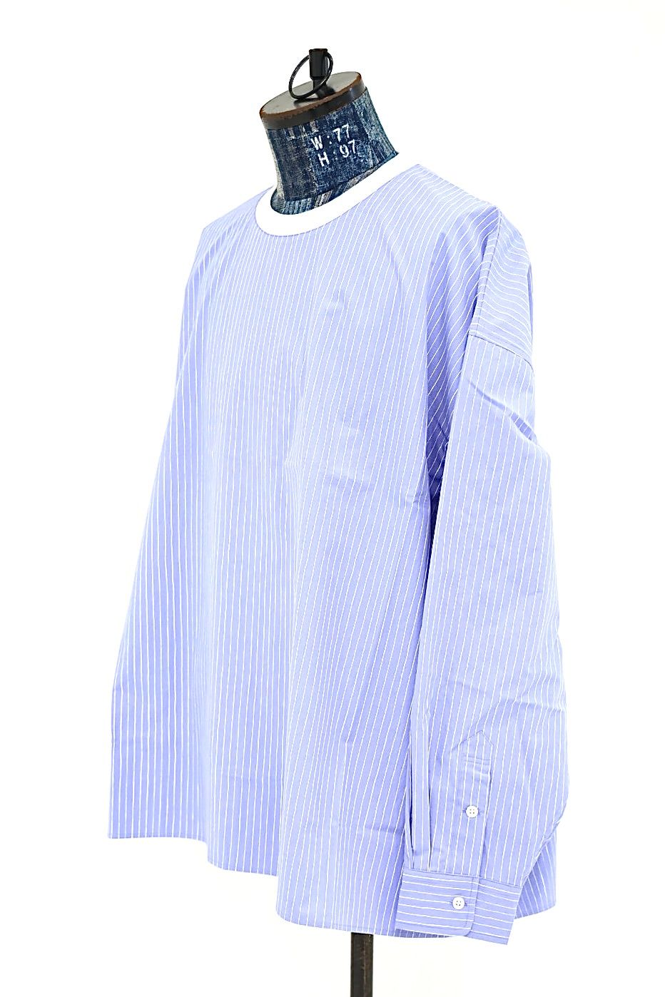 S.F.C 2026FW エスエフシー STRIPE CREWNECK SHIRT (SFCFW26S01)Sax☆9月12日(土)発売！