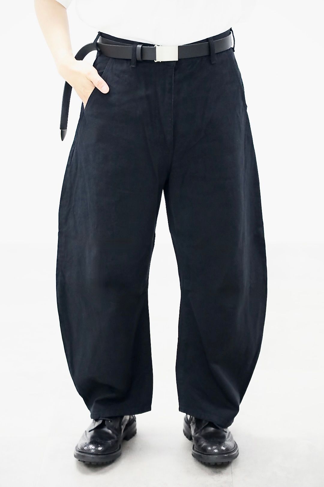 コムデギャルソンオム26SS 綿デニムパンツ(HQ-P015-051-1)BLACK