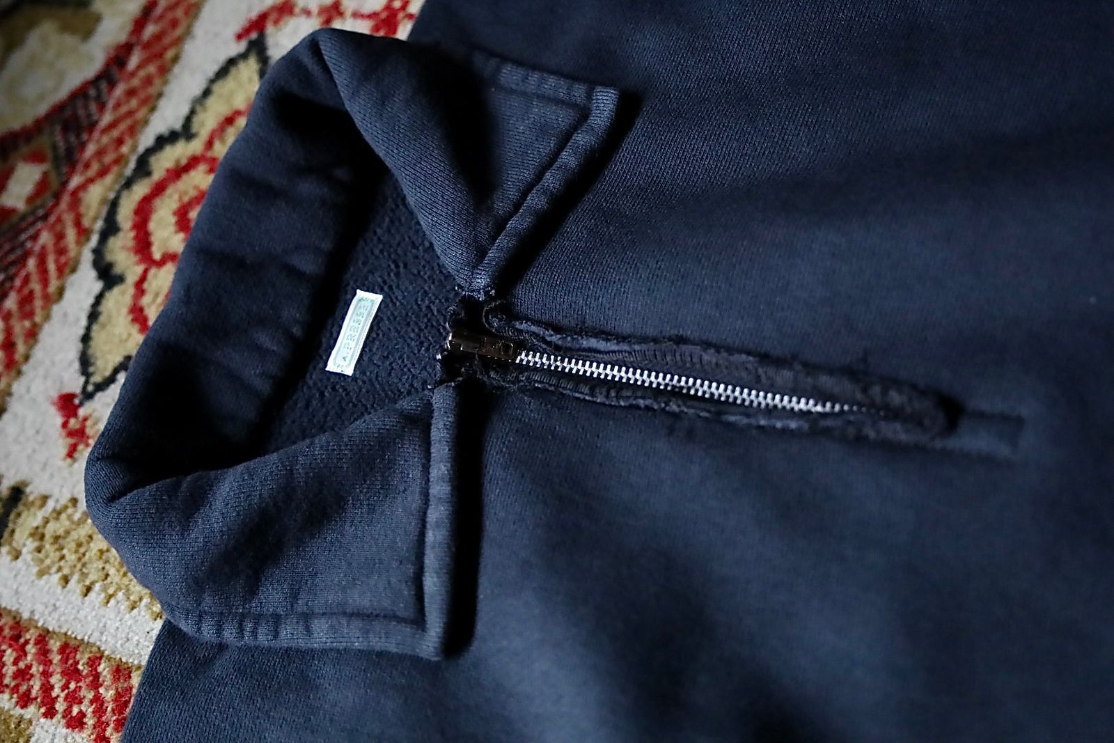 アプレッセ 2026 STYLE2 Vintage Half Zip Sweatshirt(26AAP-05-12)BLACK☆9月5日(土)発売！