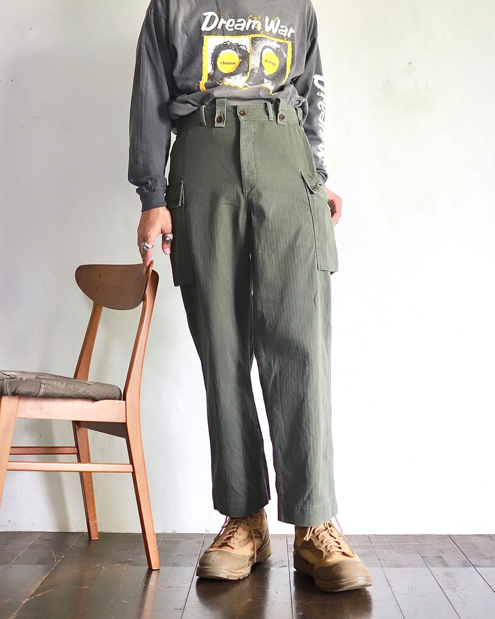 A.PRESSE - アプレッセ23AW Dutch Army Trousers (23AAP-04-20H)OLIVE