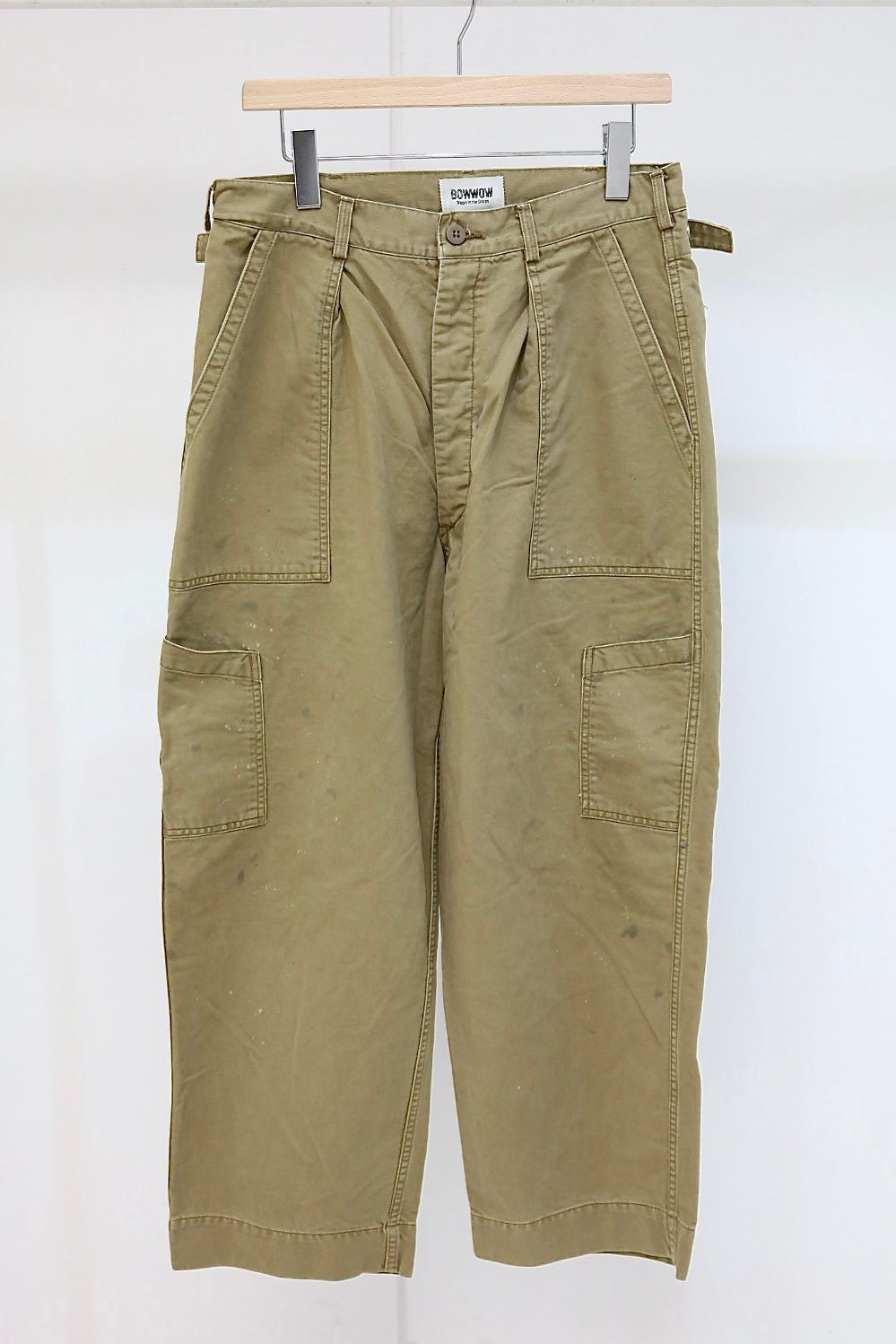 BOW WOW 26FW MECHANIC TROUSERS(BWU-MT)KHAKI☆8月29日(土)11:00発売！