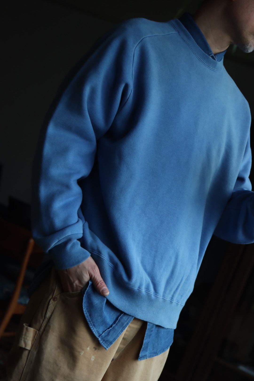 身幅63cmA.PRESSE 24SS Vintage Sweatshirt 3 スウェット