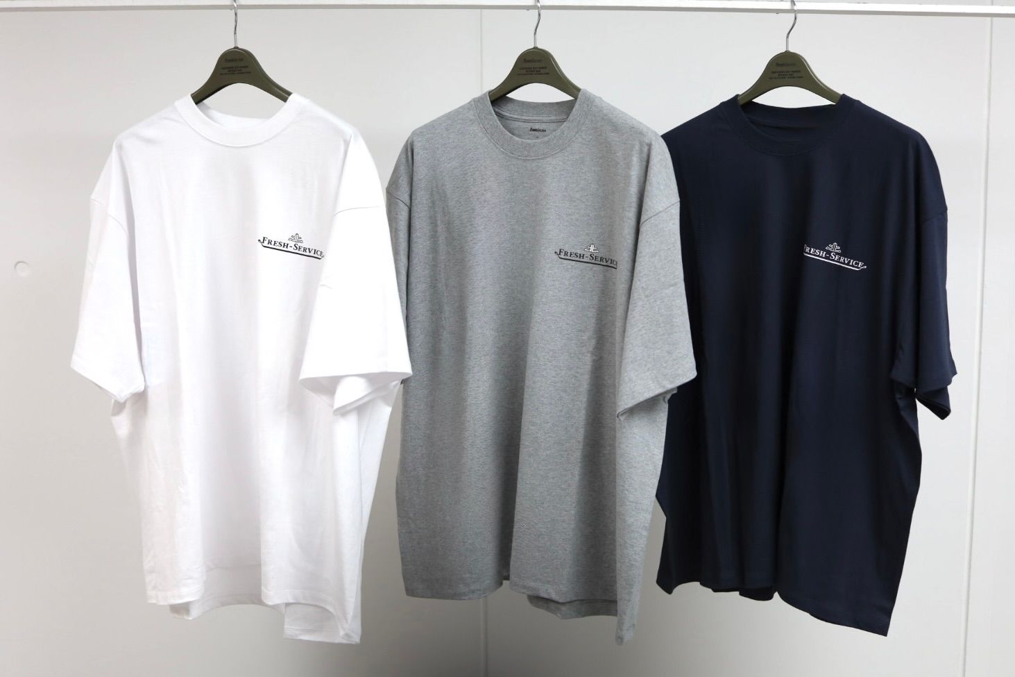フレッシュサービス CORPORATE PRINTED S/S TEE "FF"(FSC263-70137)NAVY☆7月25日(土)新作発売！