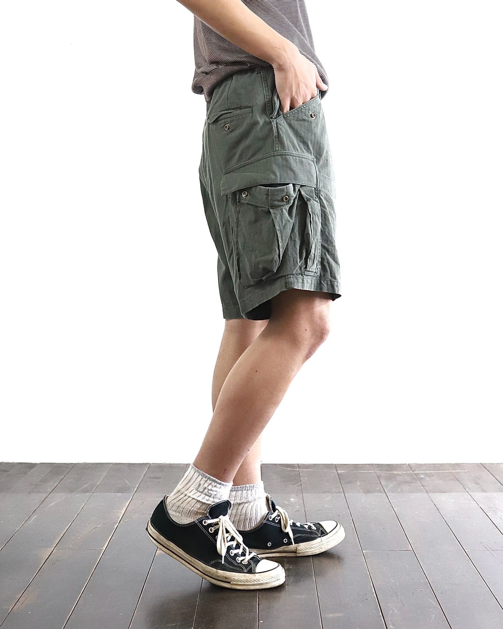 アプレッセ24SS High Gauge S/S Striped Skipper(BROWN×ECRU アプレッセ24SS High Gauge S/S Striped Skipper(BROWN×ECRU