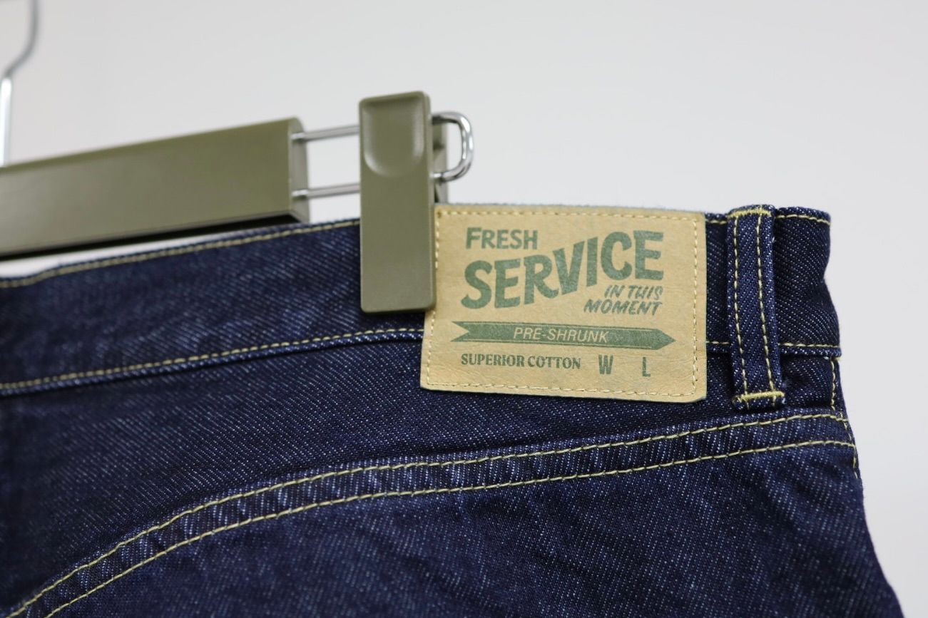 フレッシュサービス CORPORATE DENIM FIVE POCKET PANTS (FSC263-401550B)ONE WASH☆7月25日(土)発売！