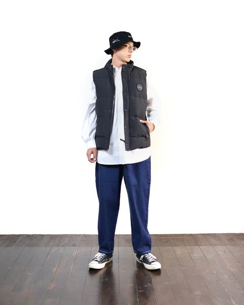 CANADA GOOSE GARSON VEST BLACK LABELスタイル
