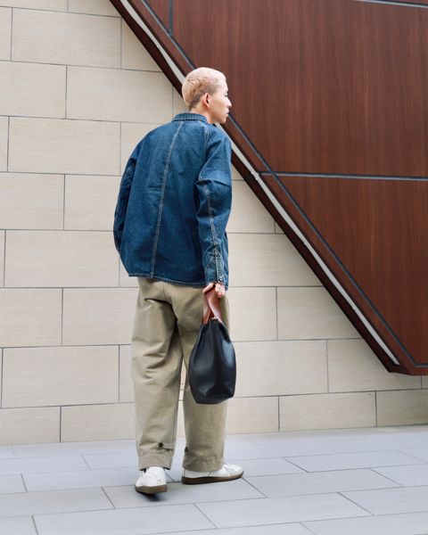 A.PRESSE アプレッセ 23AW Denim Coverall Jacketスタイル