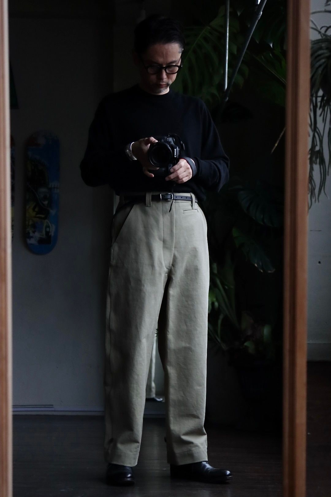 A.PRESSE アプレッセ23SS Motorcycle Trousersスタイル