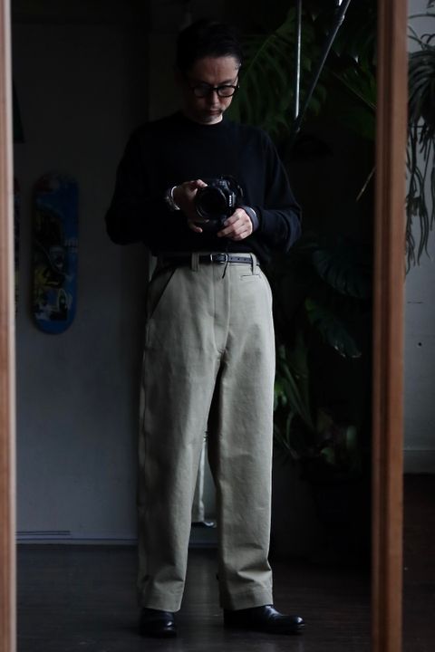 A.PRESSE アプレッセ23SS Motorcycle Trousersスタイル