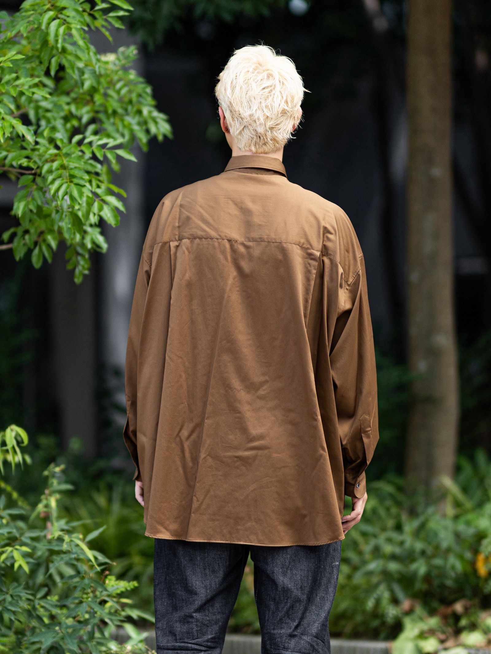 Graphpaper Silicon Poplin Oversized Regular Collar Shirt 8月8日(土)新作発売！