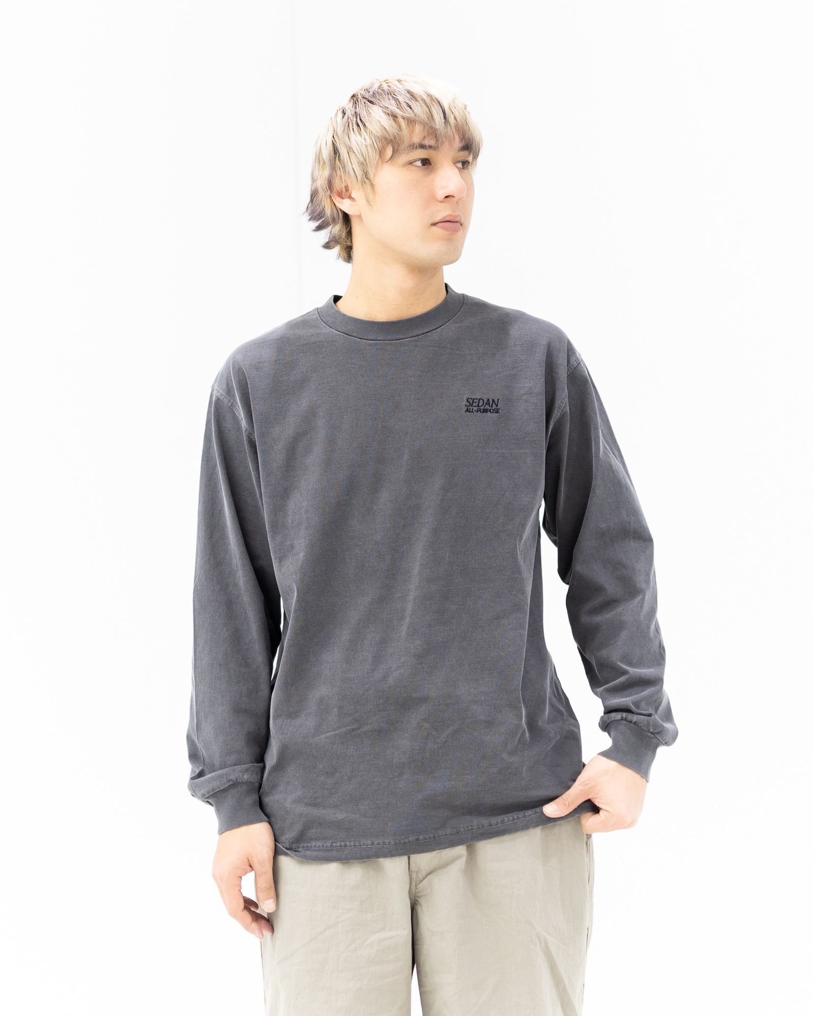 SEDAN ALL-PURPOSE Pigment Dyed L/S Tee  2月21日(土)新作発売！