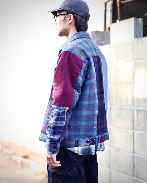RAFUラフ23AW リメイクジャケット Remake Jacketスタイル