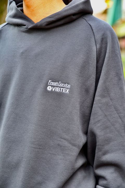 FreshService VIBTEX for FreshService SWEAT PULL HOODIE(GRAY) 5月31日(土)新作発売！