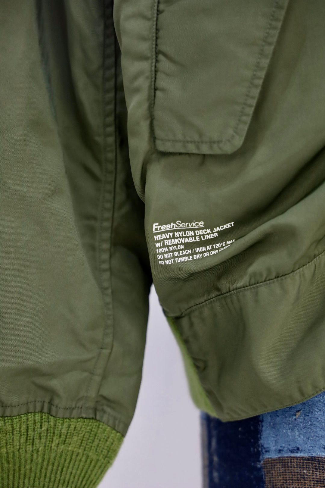 フレッシュサービス HEAVY NYLON DECK JACKET (FSC253-30140)OLIVE DRAB★10月11日(土)発売！