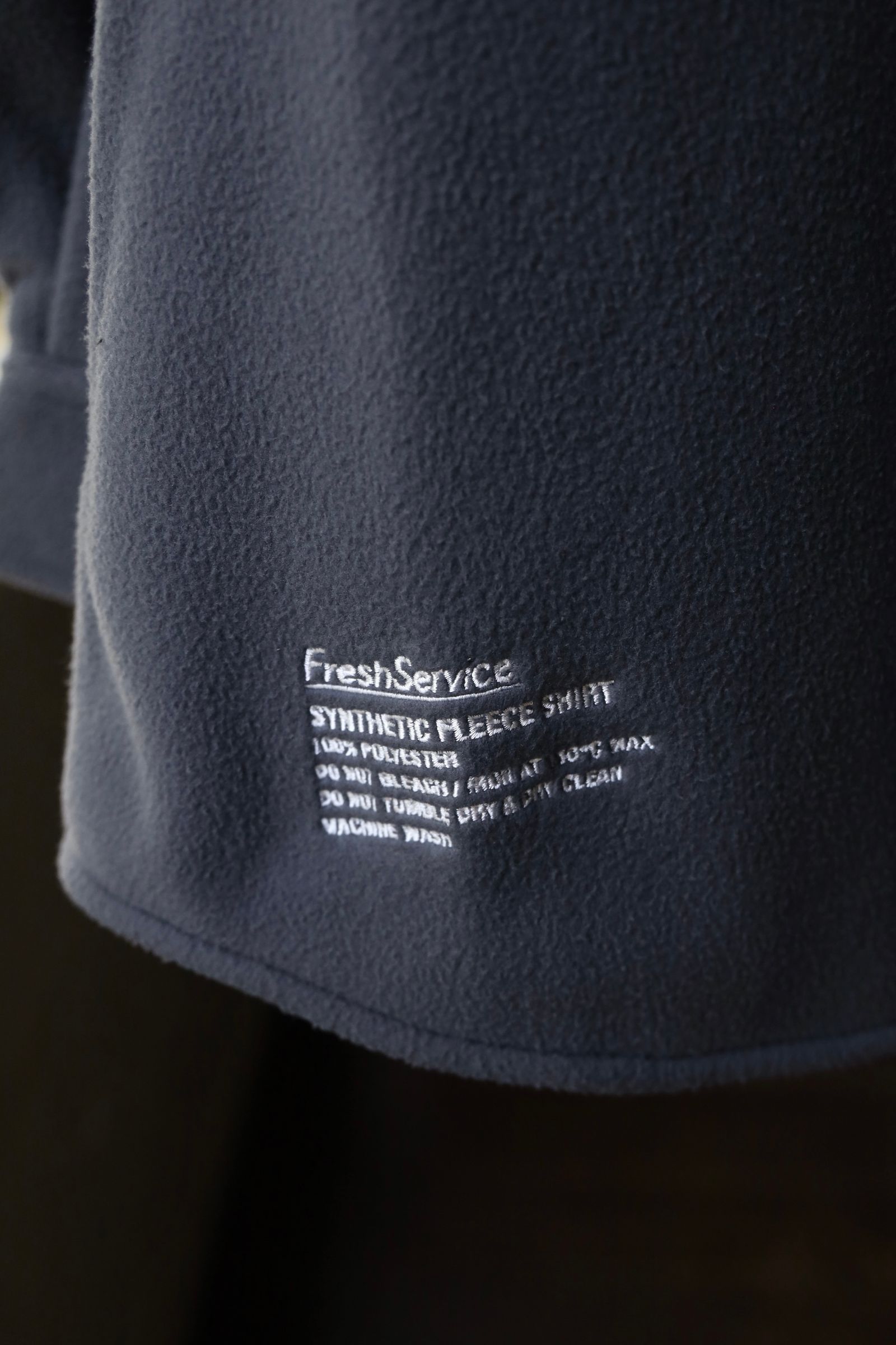 フレッシュサービス SYNTHETIC FLEECE SHIRT(FSC243-30094)GRAY