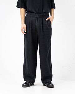 marka 26SS TWO TUCK MILITARY TROUSERS(M26A19PT02C)BLACK☆新作発売！