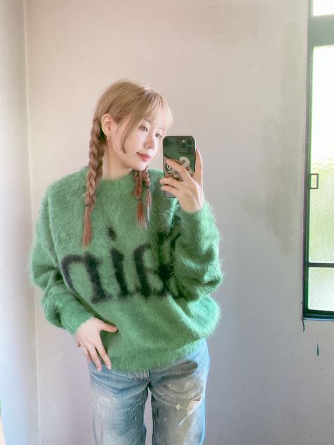 セントマイケル23AW 新作モヘアニット style.2023.10.19