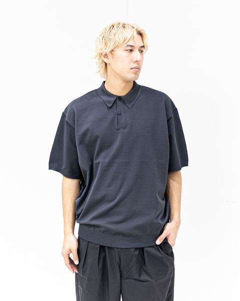 DAIWA PIER39(ダイワピア39) TECH KNIT POLO S/S(BE-43026)INK BLACK☆3月28日(土)新作発売！