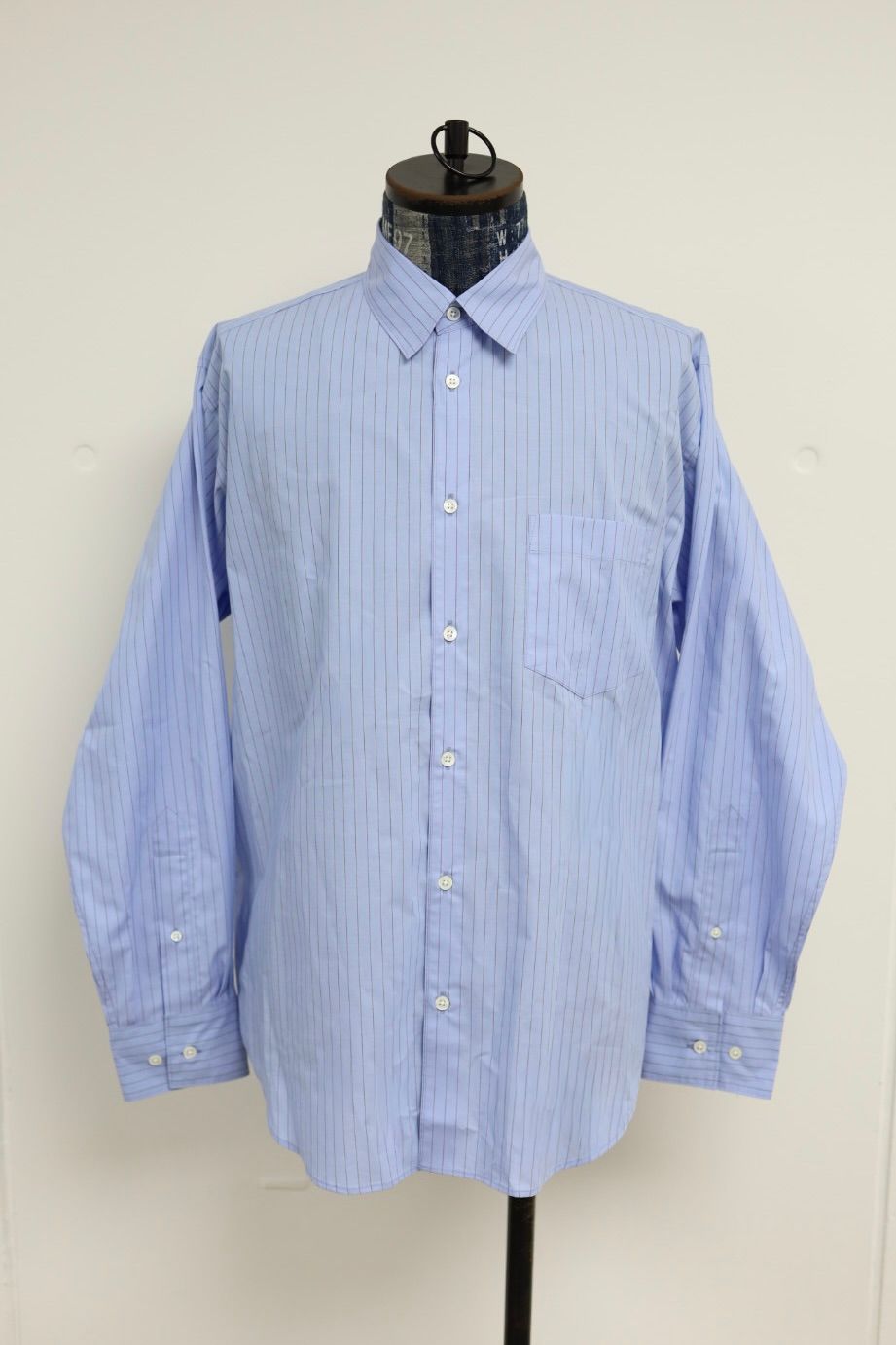 marka マーカ 26SS REGULAR COLLAR SHIRT(M26A05SH01C)BLUE STRIPE☆新作発売！