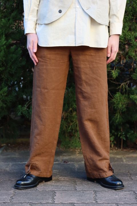 Ets.MATERIAUX M38 Motor cycle coat"BROWN"style.
