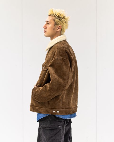 FreshService SHERPA CORDUROY RANCH JACKET (BROWN) 新作発売！