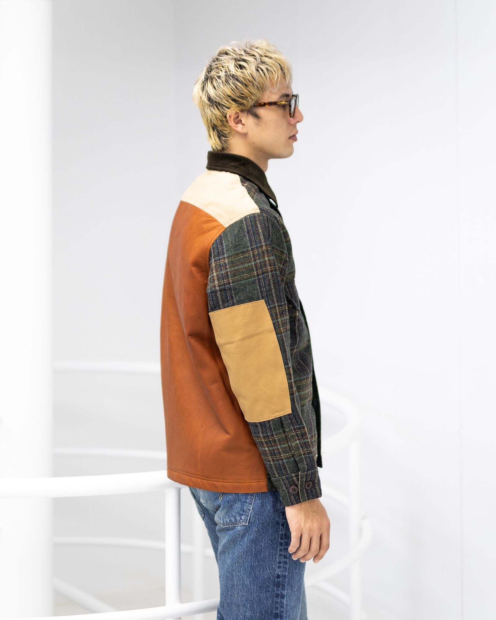 JUNYA WATANABE MAN FILSON Wネーム ウールチェックツイードレザージャケット 11月1日(土)新作発売！