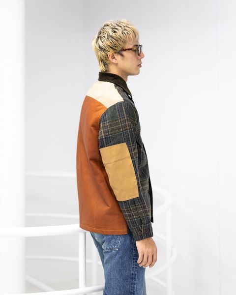 JUNYA WATANABE MAN FILSON Wネーム ウールチェックツイードレザージャケット 11月1日(土)新作発売！