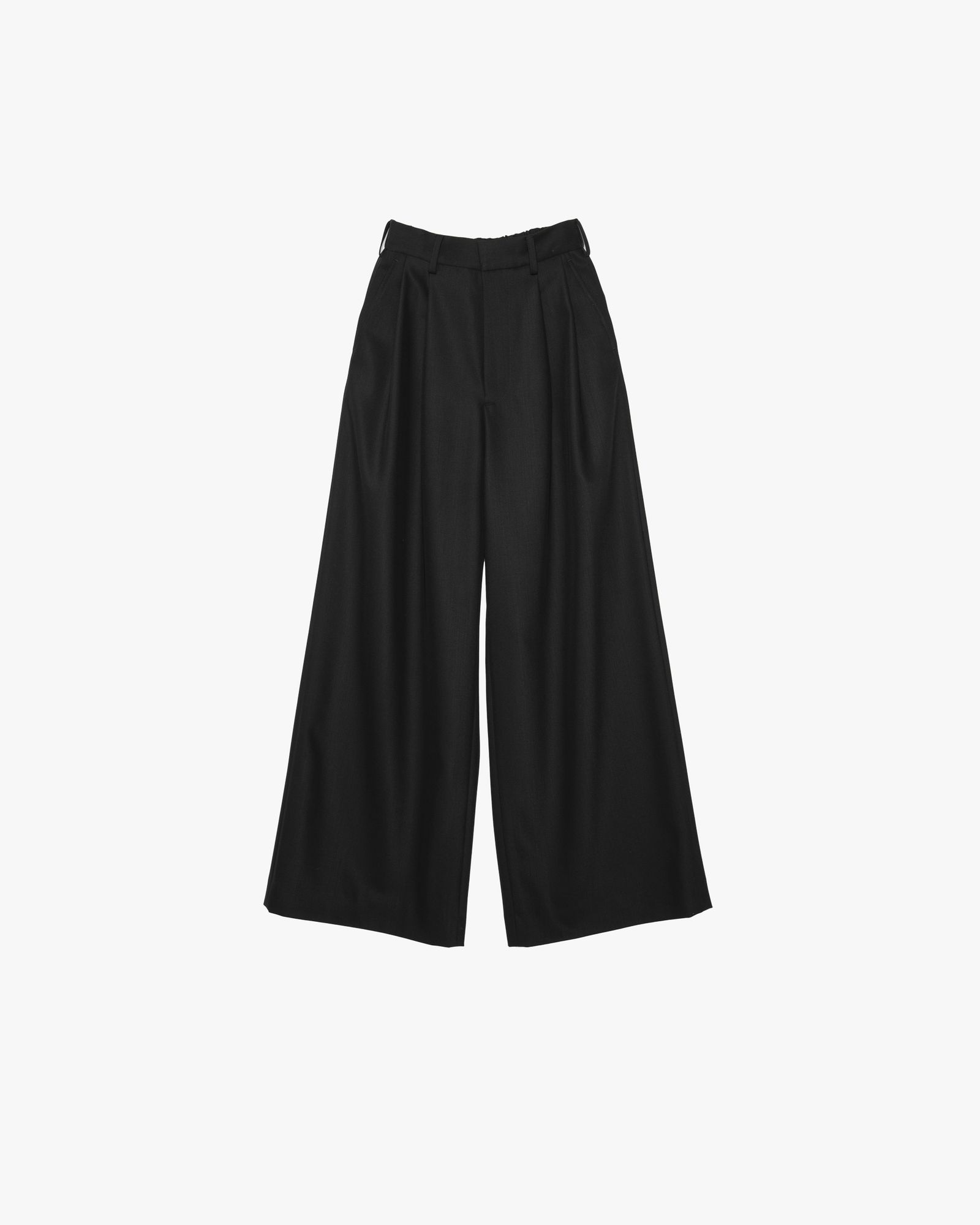 グラフペーパー Women's 25AW Techno Wool Nylon Two Tuck Wide Pants(GL253-40319)BLACK☆9月27日(土)発売！