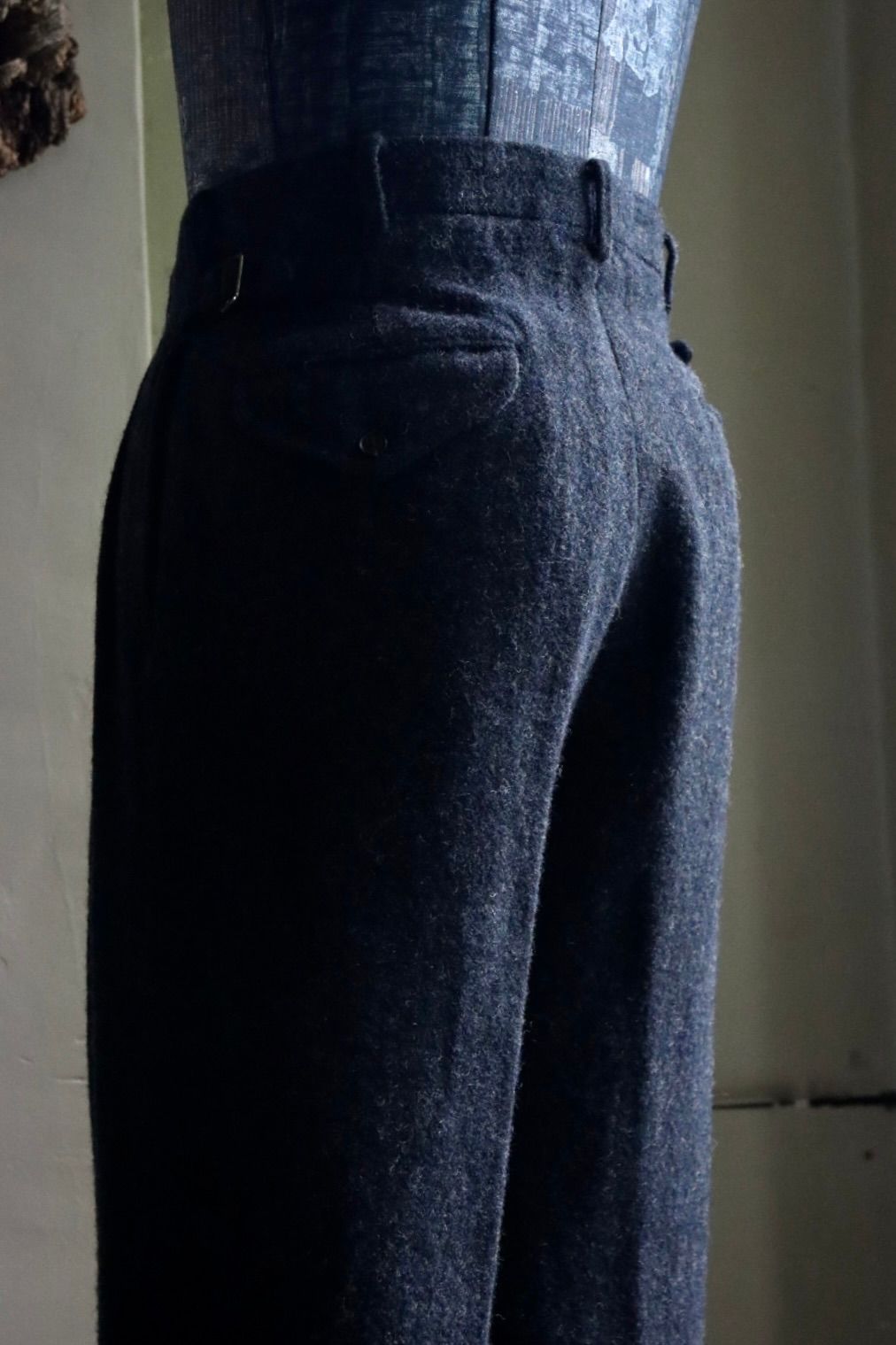A.PRESSE - アプレッセ23AW Tweed Two Tuck Trousers (23AAP-04