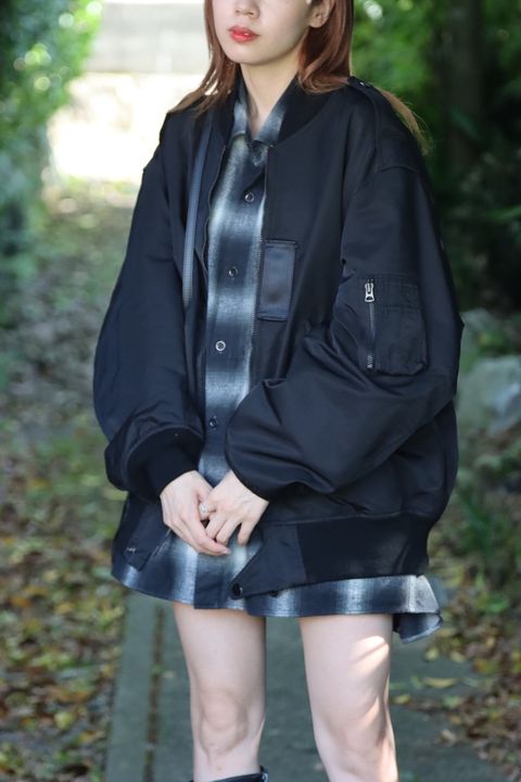 CIOTA 22AW スビンコットンナイロンツイルL-2Aフライトジャケットstyle.2022.10.14