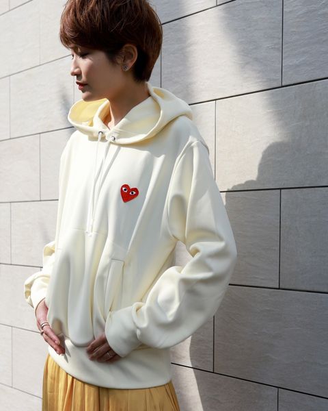 プレイコムデギャルソン HOODED SWEATSHIRT style.2023.6.22