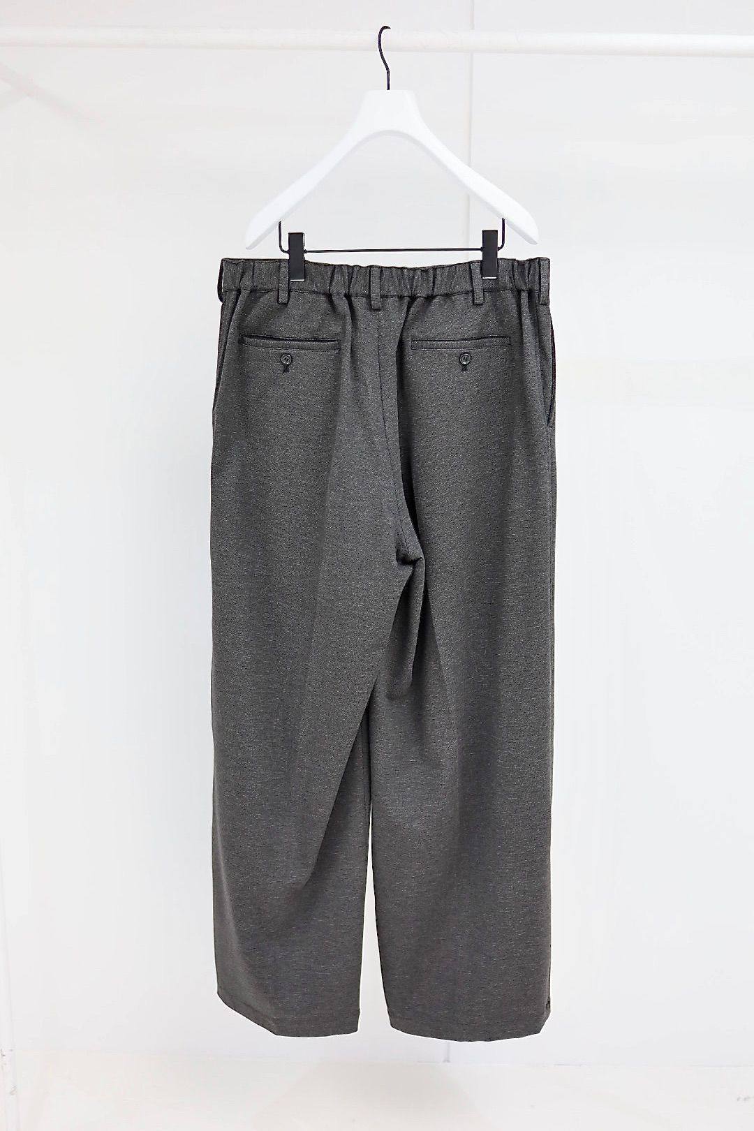 グラフペーパー 25AW SIDOGRAS Melange Ponte Wide Slacks(GM254-40052) GRAY☆11月29日(土)発売！