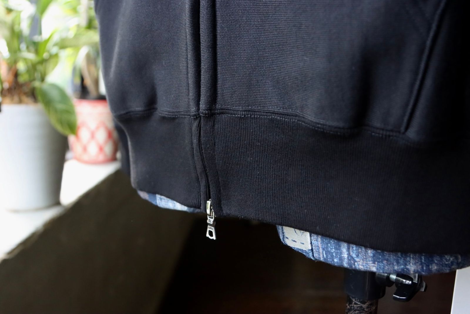 ブラームス 25FW ジップアップスウェットフーディワイドSoft&Hard Sweat Hoodie Zip Wide(bROOTS24F28F25)Black☆新作発売！