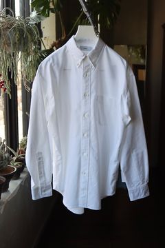 グラフペーパー24SS Oxford L/S B.D Box Shirt (GM241-50020B) WHITE