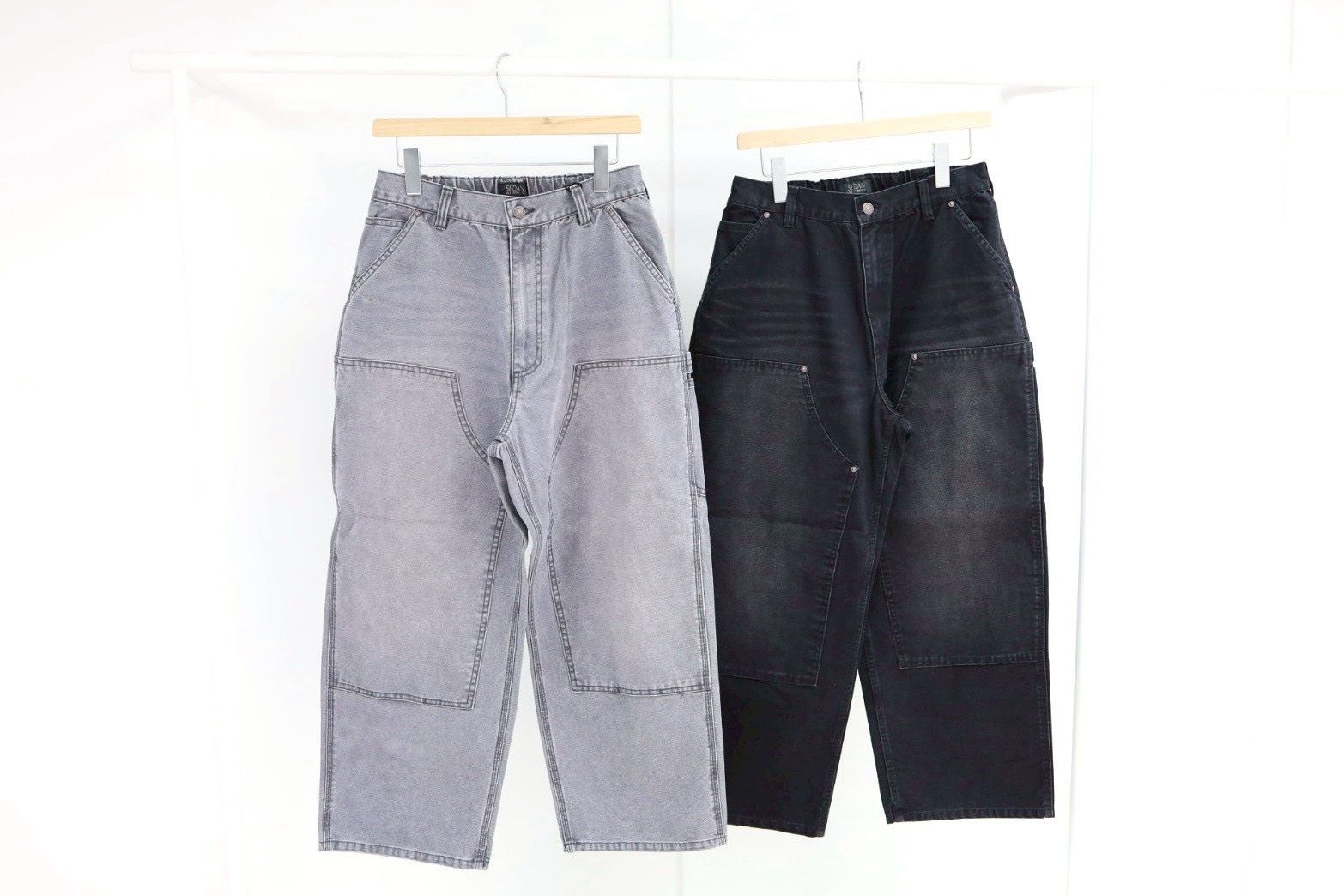 セダンオールパーパス 26SS Vintage Washed Double Knee Pants(SD26S-PT04)Grey☆3月7日(土)発売！