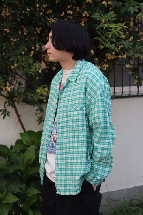 ©SAINT Mxxxxxx CHECK PJ SHIRT(SM-S22-0000-045) style.2022.5.2