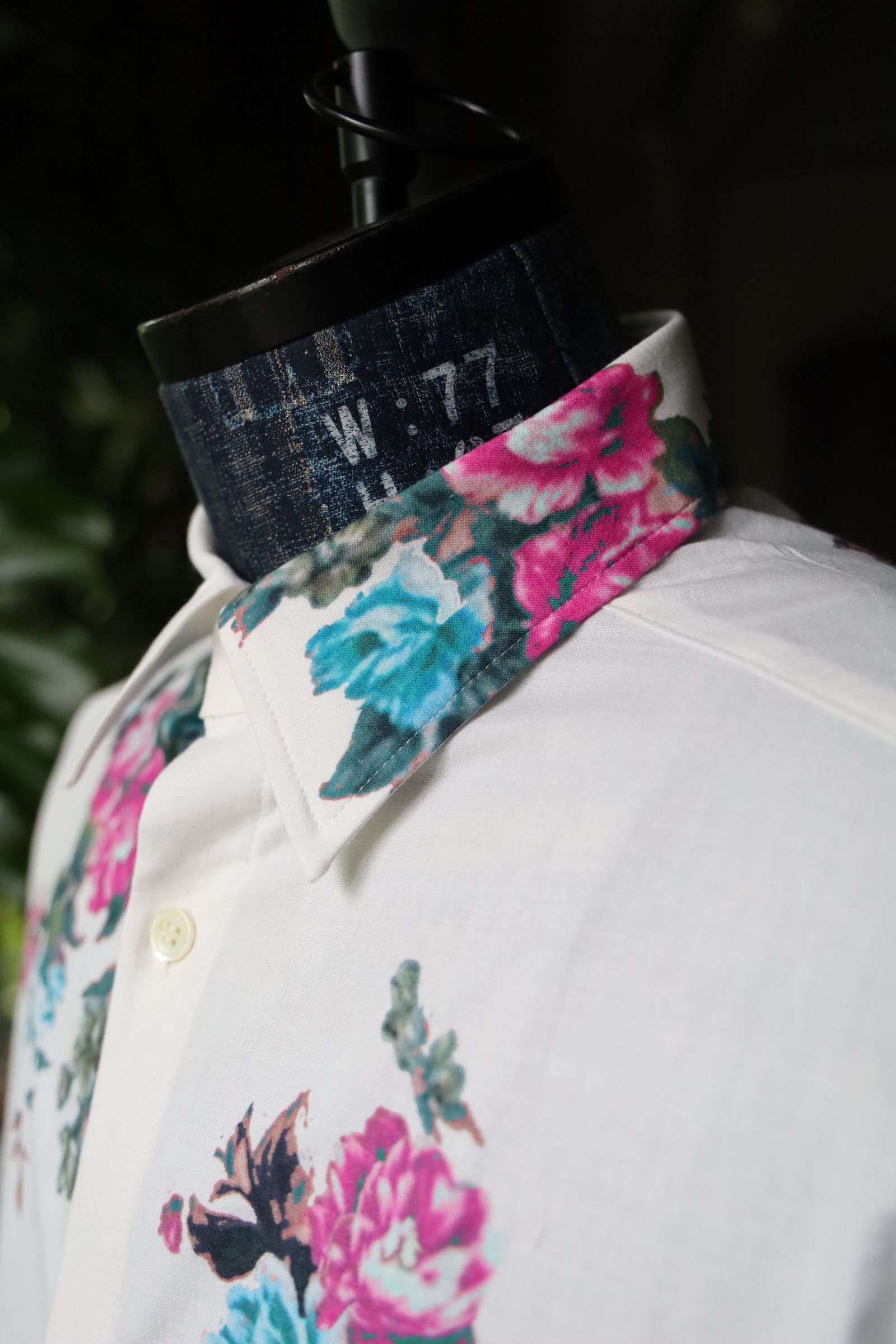 Yohji Yamamoto 花柄カディシャツ (H0-B78-516)☆新作発売！