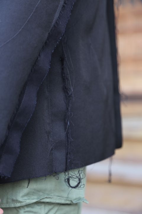 yohji yamamoto M-3BS 重ねST止レイヤードジャケット(HR-J10-802) style.2021.2.28.