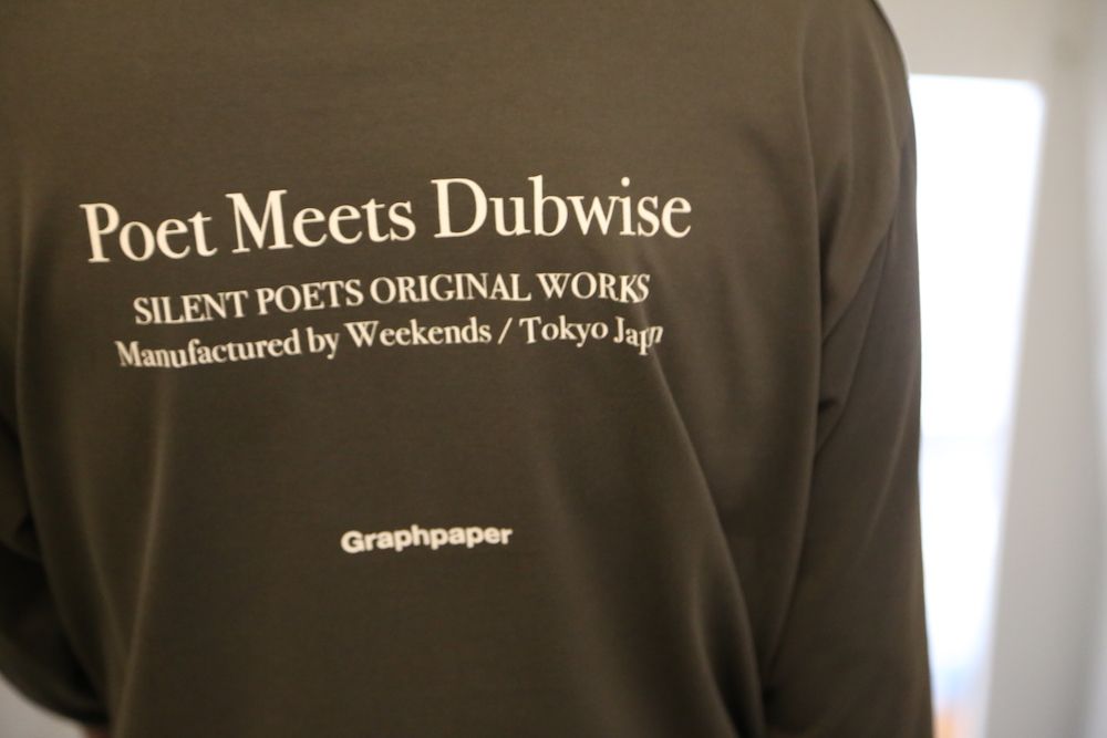 Graphpaper「Poet Meets Dubwise for GP Jersey L/S Tee ”SUN” 」本日